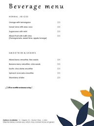 Kiara : Soul Kitchen menu 3