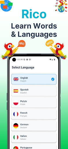 Screenshot Rico Learn Words & Languages