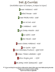 Ameya Suites menu 6