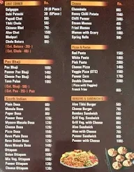 Anna's Pau Bhaji menu 2