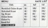 Faeem Chicken Corner menu 1