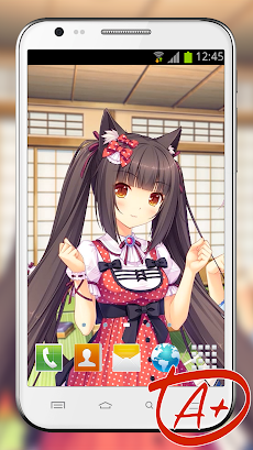 Anime Live Wallpaper Of Chocola And Vanilla Nekos Androidアプリ Applion