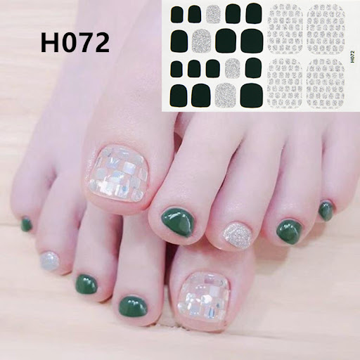 Title 7, Removable Metal Toe Nail Stickers for easy and ...