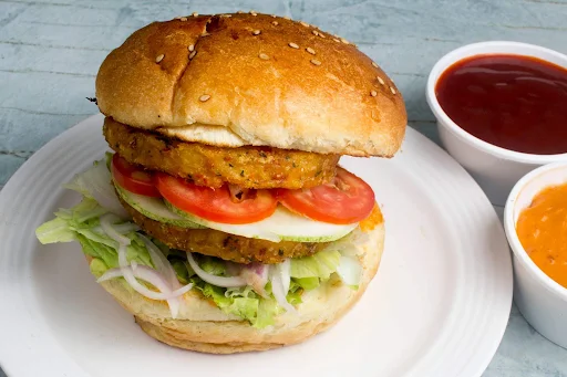 Double Aloo Tikki Burger