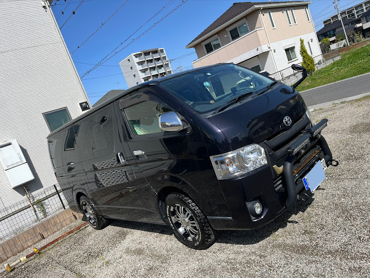 ハイエースバンの4月もよろしくお願い致します🌸・ホイール交換・オフロードタイヤに関するカスタム事例の投稿画像2枚目