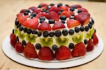 Cream Cheese Pound Cake with Fresh Fruit & Whipped Cream was pinched from <a href="http://foodandfam.com/cream-cheese-pound-cake-fresh-fruit-whipped-cream/" target="_blank">foodandfam.com.</a>
