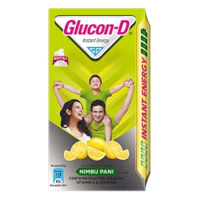 Glucon-d Glucose Based Beverage Mix - Nimbu Pani - 1 kg