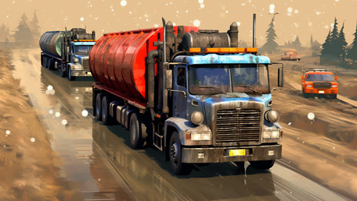 Screenshot Oil Cargo Transport Truck Game