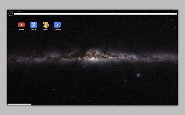 The Milky Way chrome extension