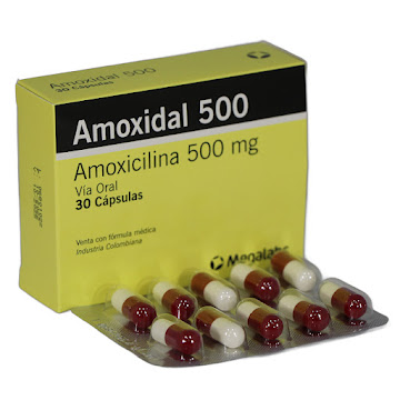 Amoxidal Amoxicilona 500 mg Megalabs Caja x 30 Cápsulas  