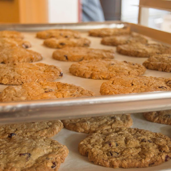 Gluten Free Cranberry Walnut Coconut Oatmeal Cookies