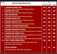 Chicago Pizza menu 2