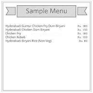 Nana's Hyderabad Dum Biriyani menu 2