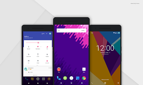 Android application MaterialUp Theme!  CM13 - CM12 screenshort