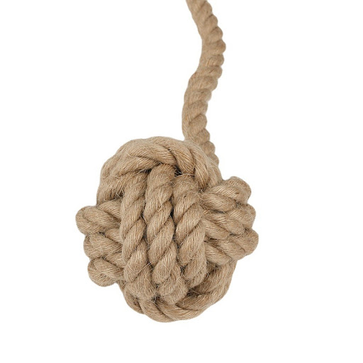 Title 5, Pet Toy New Bite-resistant Hemp Rope Ring Dog L...