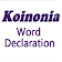 Koinonia Word Declaration icon