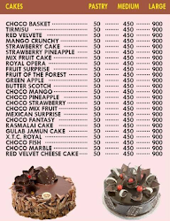 Cake Lab menu 2