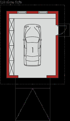 AG G17 - Rzut garażu