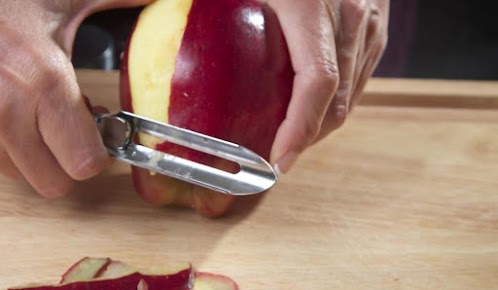 If skinning an apple tow