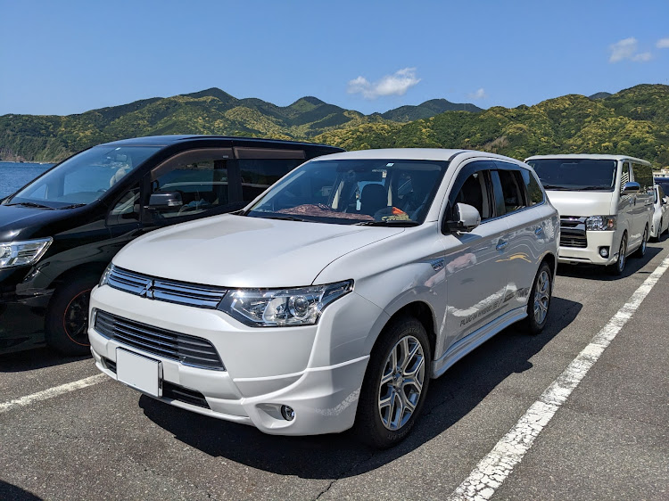 アウトランダーPHEVのアウトランダーPHEV・GG2W・黄金崎・駿河湾フェリー・オリーブオイルに関するカスタム事例の投稿画像4枚目