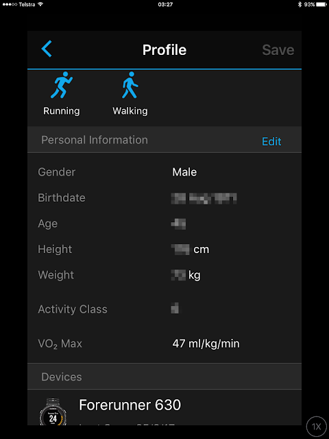 V02 Value And Activity Class Is Not Being Updated In App Garmin