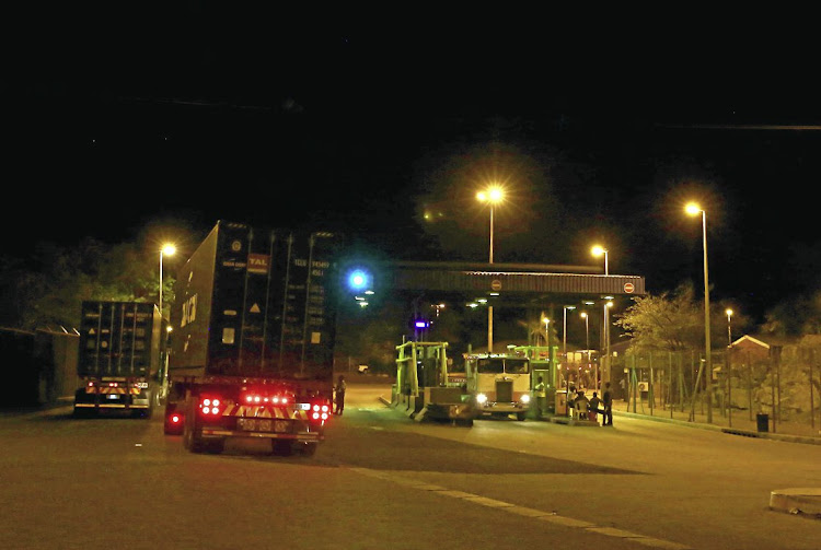 The Beitbridge border between South Africa and Zimbabwe.