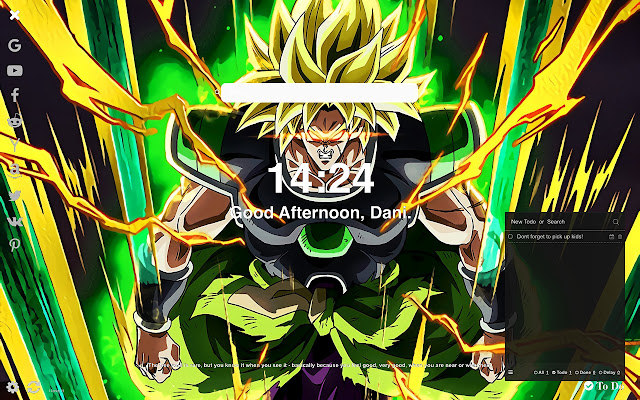 Dragon Ball Super: Broly Wallpapers New Tab