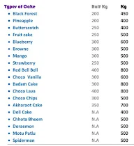 Black Forest menu 1