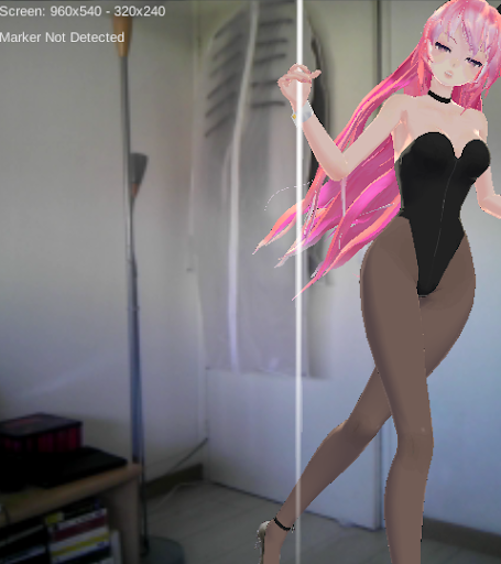 MMD AR VR LUKA POLE DANCE