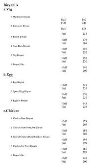 Biryani Crafts menu 7