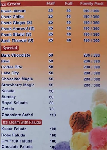 Shree Utsav Ice Cream menu 