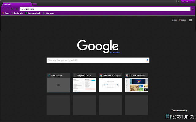 Quantum purple chrome extension