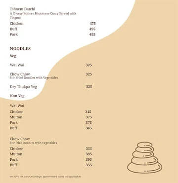 Yeti - The Himalayan Kitchen menu 