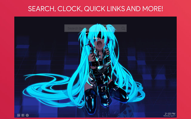 Hatsune Miku Wallpaper HD Custom New Tab