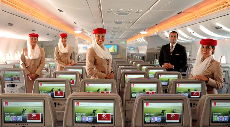 types of branding strategies -fly emirates air hostesses photo