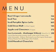 Cafe Posham Pa menu 1