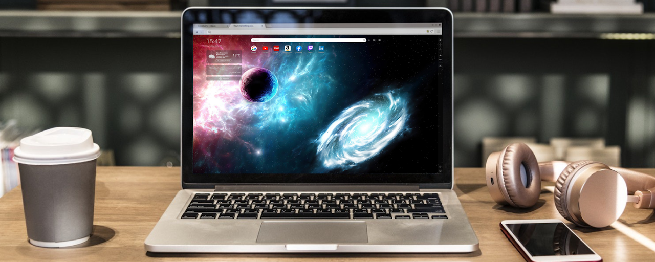 Space Galaxy Wallpapers New Tab Preview image 2