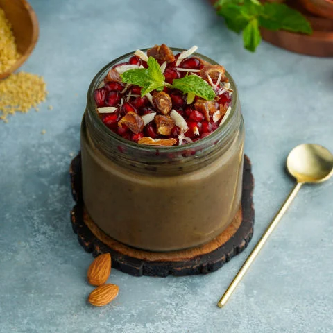 Chocolate Nutty Dates Pudding