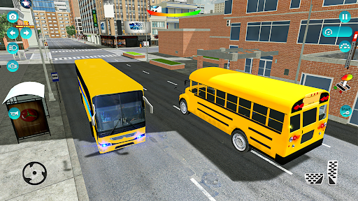 Screenshot Coach School bus driving game