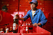 An SABMiller employee at Rosslyn Brewery. 