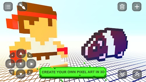 Android application Color Craft 3D Pixel Art Maker screenshort