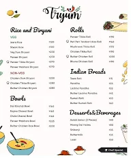 Tryum menu 2