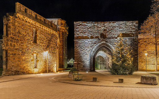 Castle at night