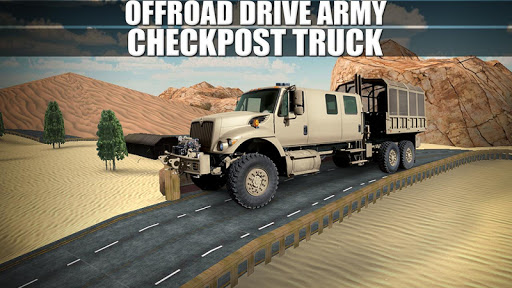 Offroad Army Checkpost Truck