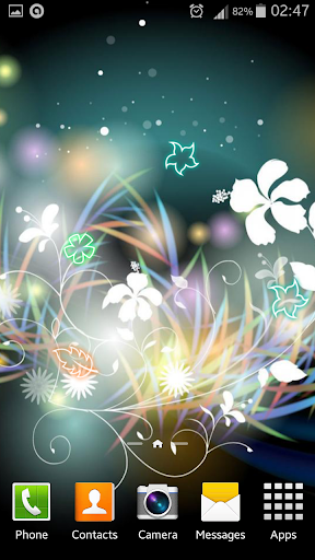 免費下載個人化APP|Glowing Flowers Live Wallpaper app開箱文|APP開箱王