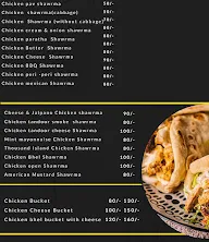 Shawarma Corner menu 1