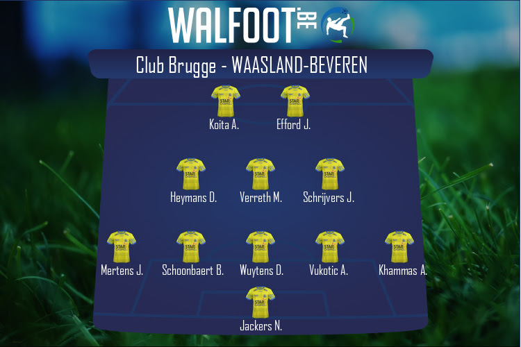 Composition SK Beveren | FC Bruges - SK Beveren (12/09/2020)