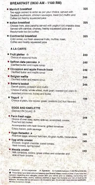 Omr Kitchen & Bar - Fairfield By Marriott Chennai Omr menu 1