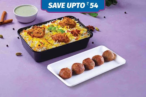 Non Veg Mini Biryani + Kebab Meal