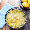 Thumbnail For Pa Dutch Chicken Corn Soup In A Bowl.